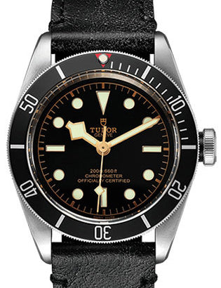 Tudor Heritage Black Bay 79230N Black Index Stainless Steel & Leather 41mm BRAND NEW