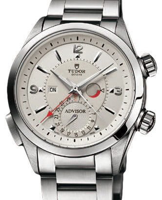 Tudor Heritage Advisor 79620T-95740 Silver Arabic & Index Titanium & Stainless Steel 42mm BRAND NEW