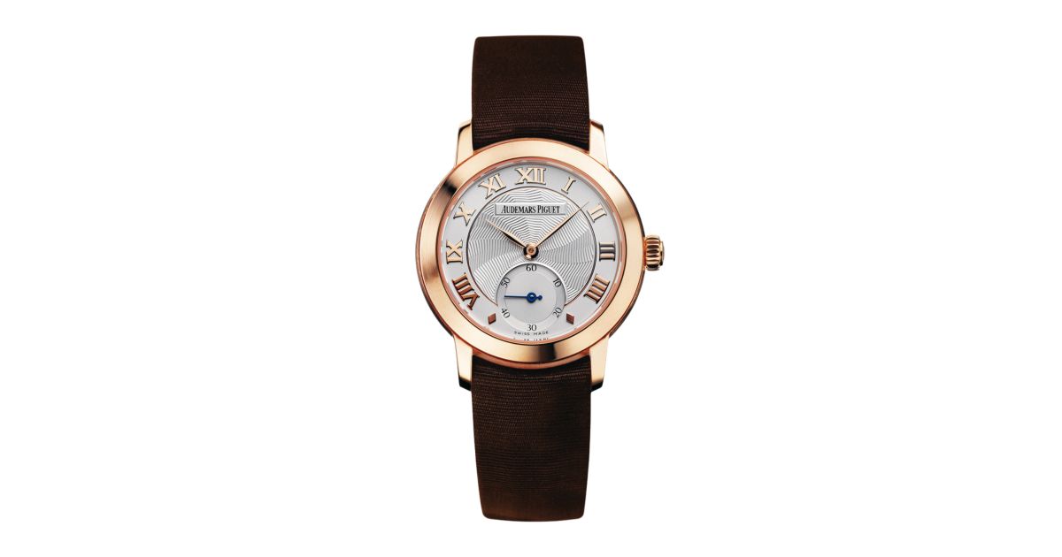 Audemars Piguet Jules Audemars Small Seconds 28 mm 77228OR.ZZ.A082MR.01 Rose Gold/Diamonds Analog