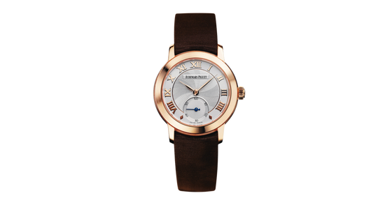 Audemars Piguet Jules Audemars Small Seconds 28 mm 77228OR.ZZ.A082MR.01 Rose Gold/Diamonds Analog