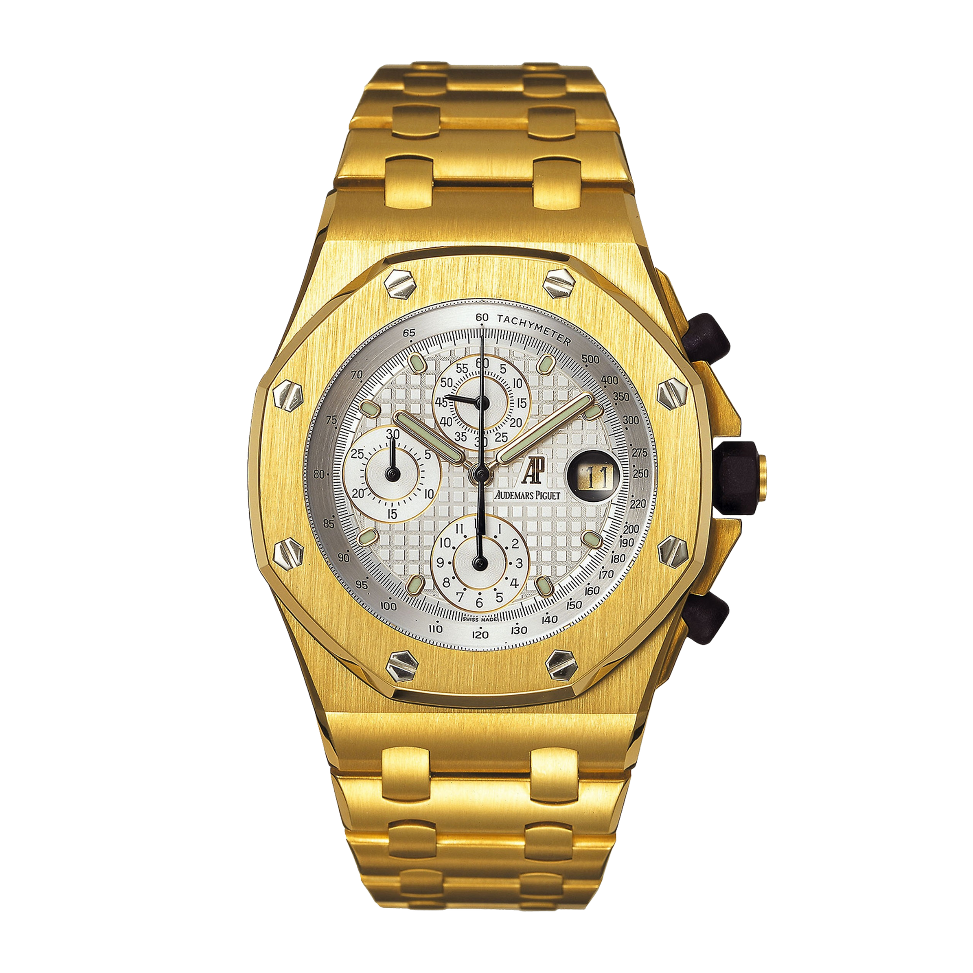 Audemars Piguet Royal Oak 42 mm 25721BA.OO.1000BA.03 Yellow Gold White