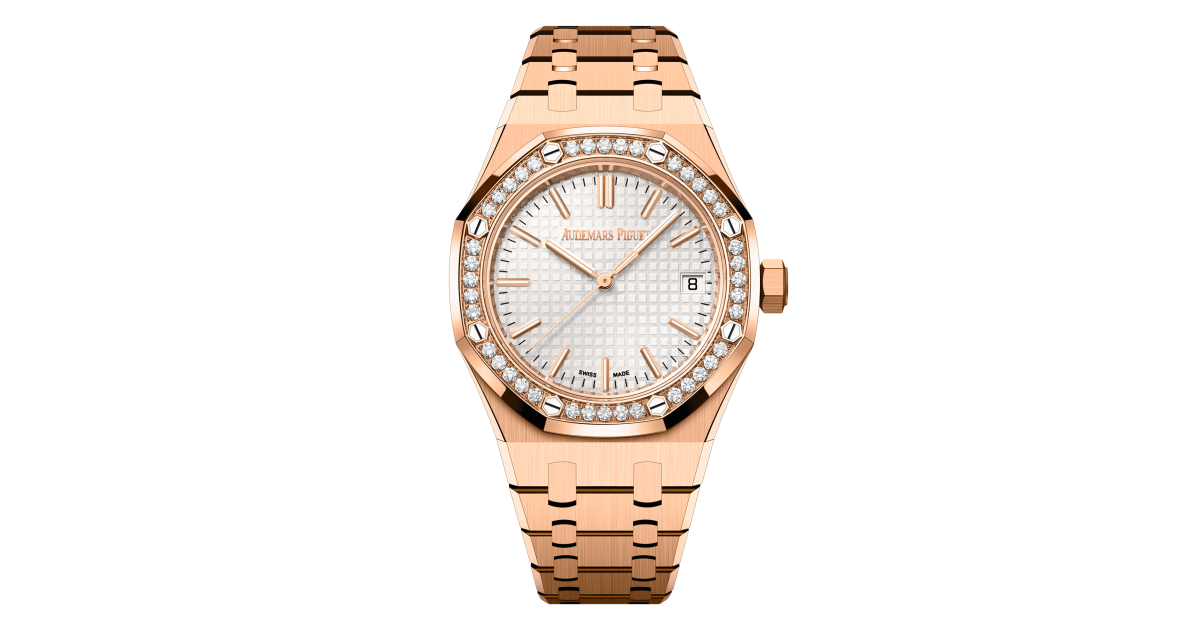Audemars Piguet Royal Oak 37 mm 15551OR.ZZ.1356OR.04 Rose Gold Silver