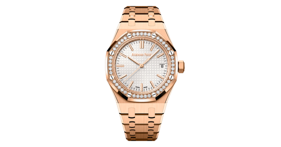 Audemars Piguet Royal Oak 37 mm 15551OR.ZZ.1356OR.04 Rose Gold Silver