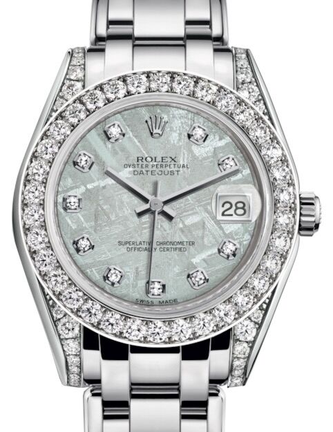 Rolex Pearlmaster 34 34 mm 81159MDP White Gold/Diamonds Meteorite