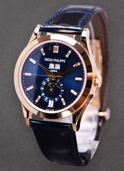 Patek Philippe Complications 38.5 mm 5396R-015 Rose Gold Blue