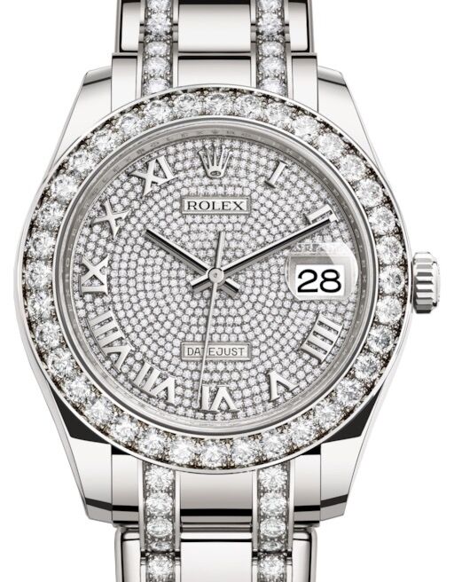 Rolex Pearlmaster 39 39 mm 86289DPRDP White Gold/Diamonds Diamond Pave