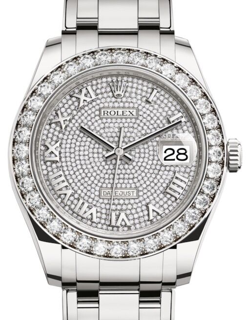 Rolex Pearlmaster 39 39 mm 86289DPRP White Gold/Diamonds Diamond Pave