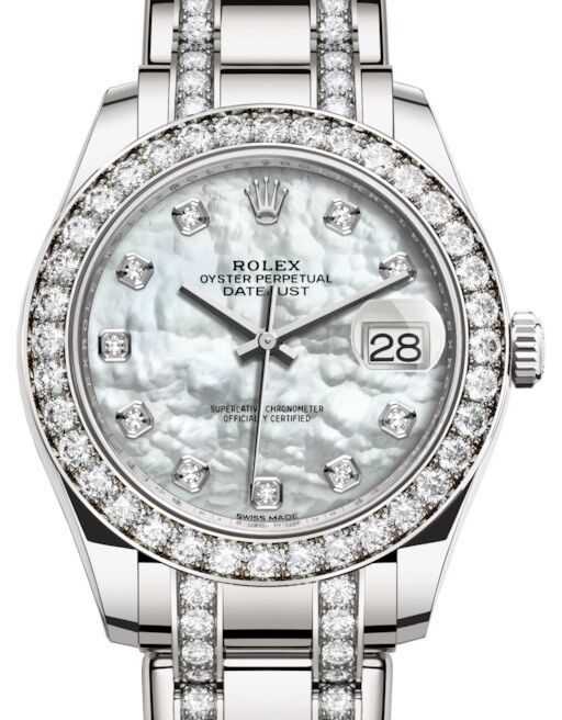 Rolex Pearlmaster 39 39 mm 86289WMDDP White Gold/Diamonds White Mother of Pearl