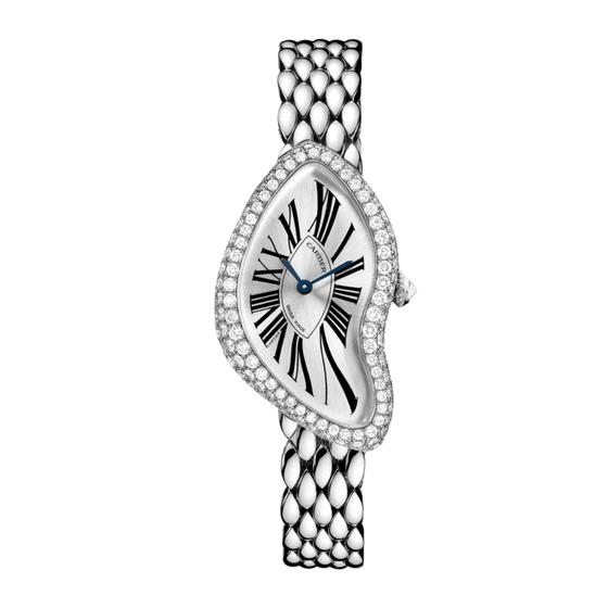 CARTIER WL420051 CRASH WHITE GOLD BRAND NEW