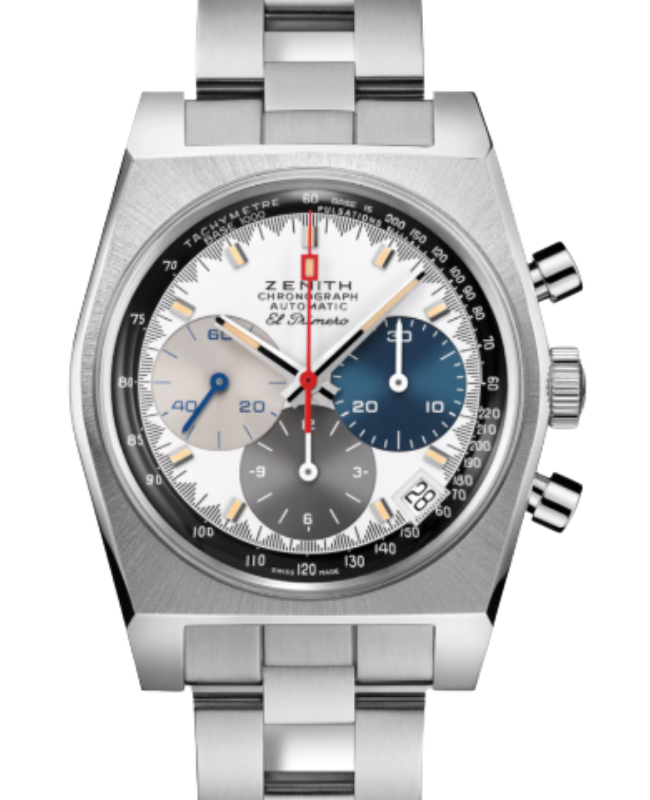 Zenith Chronomaster El Primero A3817 Steel 37mm White Dial 03.A384.400/3817.M3817 - BRAND NEW