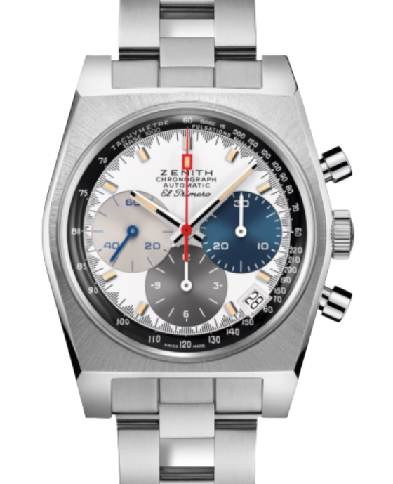 Zenith Chronomaster El Primero A3817 Steel 37mm White Dial 03.A384.400/3817.M3817 - BRAND NEW