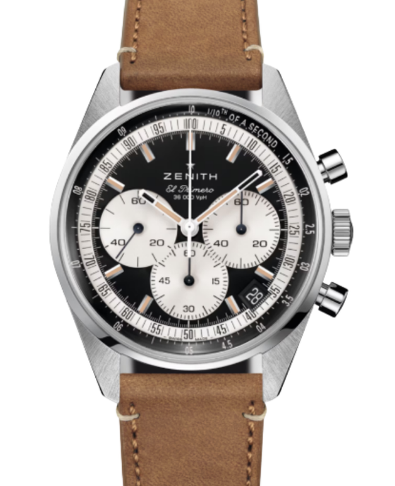 Zenith Chronomaster Original A386 Steel 38mm Black Dial 03.3200.3600/21.C903 - BRAND NEW