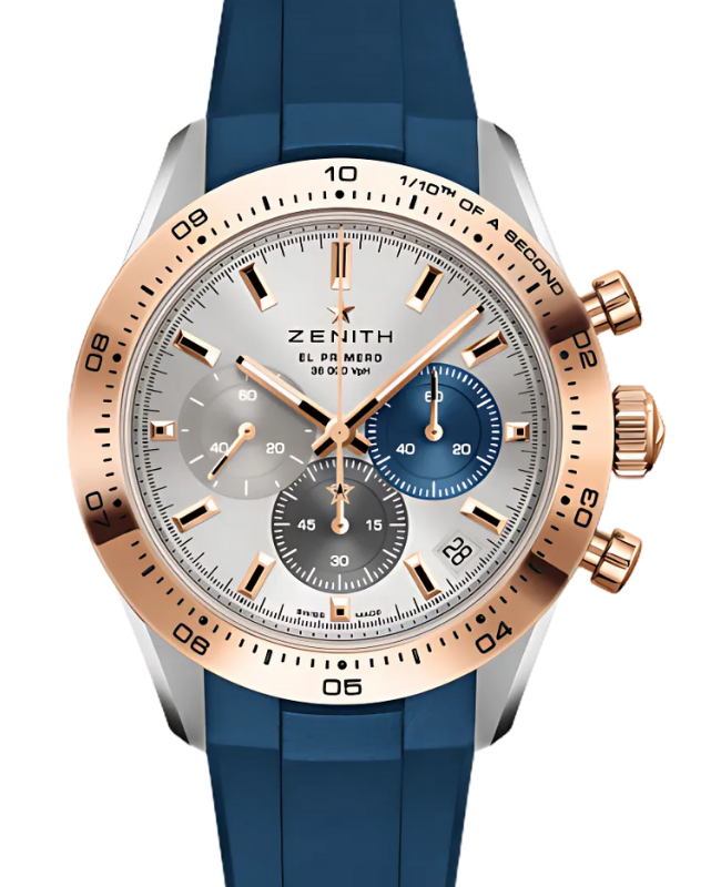 Zenith Chronomaster Sport El Primero Steel/Rose Gold 41mm Silver Dial 51.3100.3600/69.R950