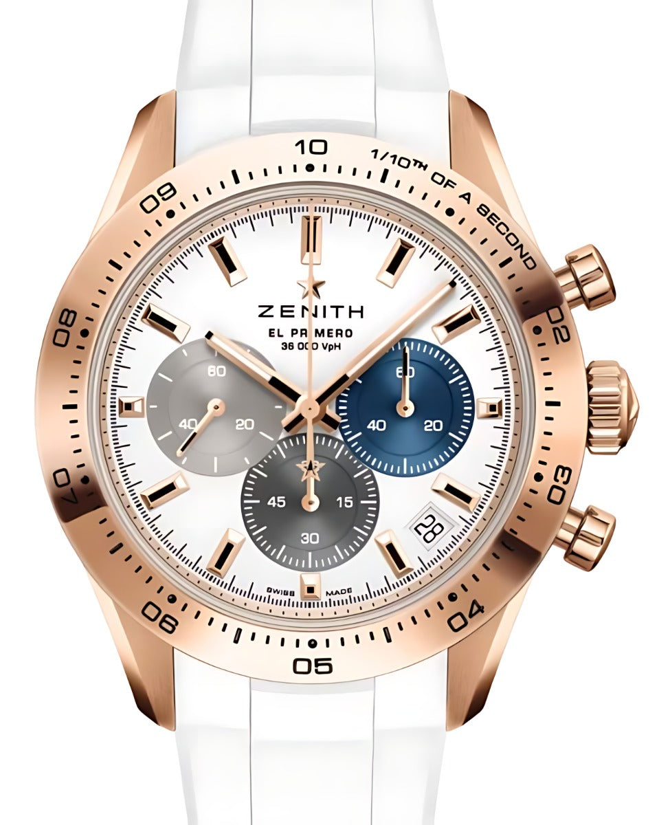 Zenith Chronomaster Sport El Primero Rose Gold 41mm White Dial 18.3101.3600/69.R953