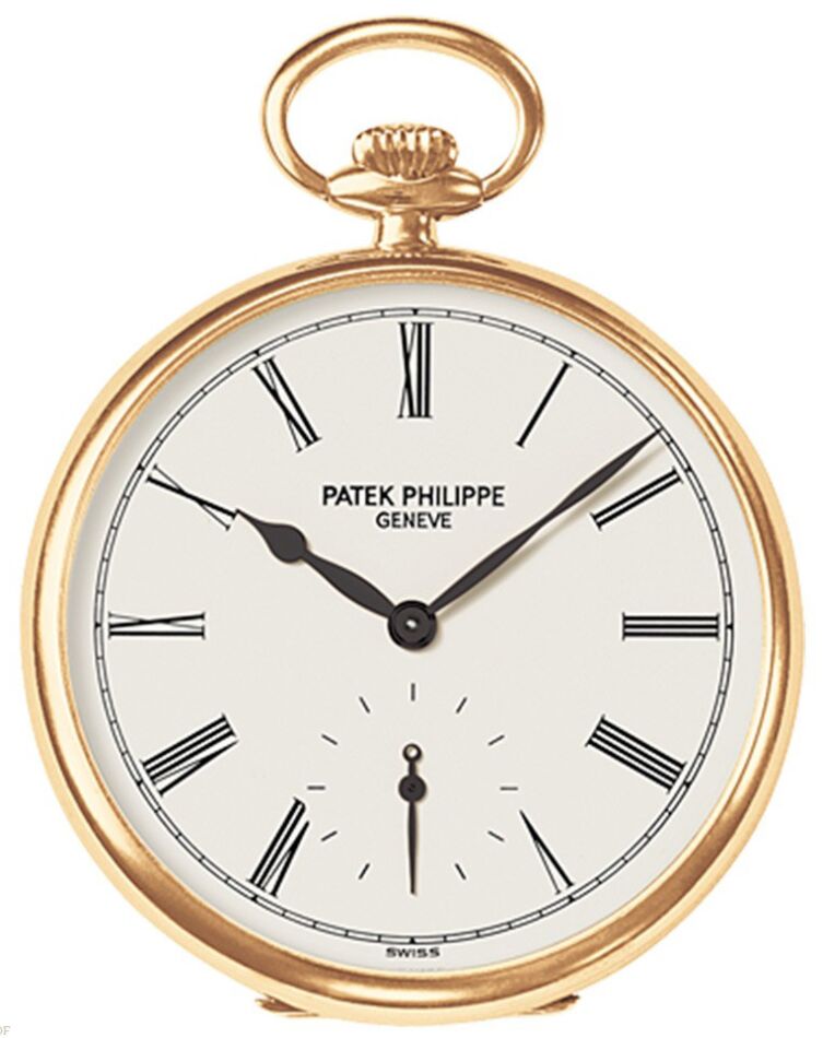 Patek Philippe Lepine Pocket Watch 44 mm 973J-010 bnib Yellow Gold Ivory / Cream