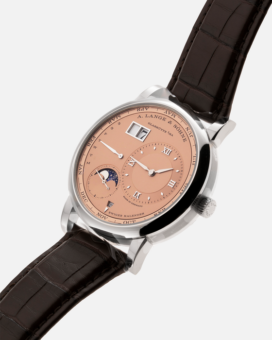 A Lange Sohne Lange 1 Perpetual Calendar White Gold 41.9mm 345.056 E