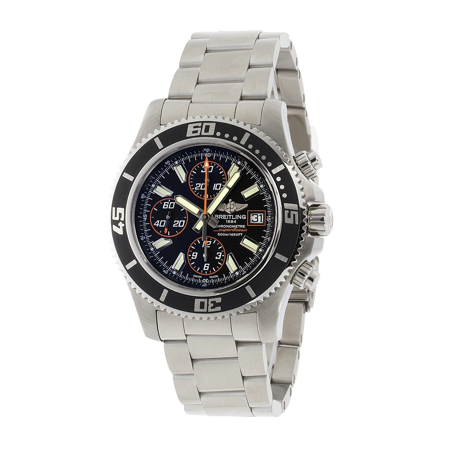BREITLING A1334102|BA85|162A SUPEROCEAN CHRONOGRAPH 44MM STAINLESS STEEL - BRAND NEW