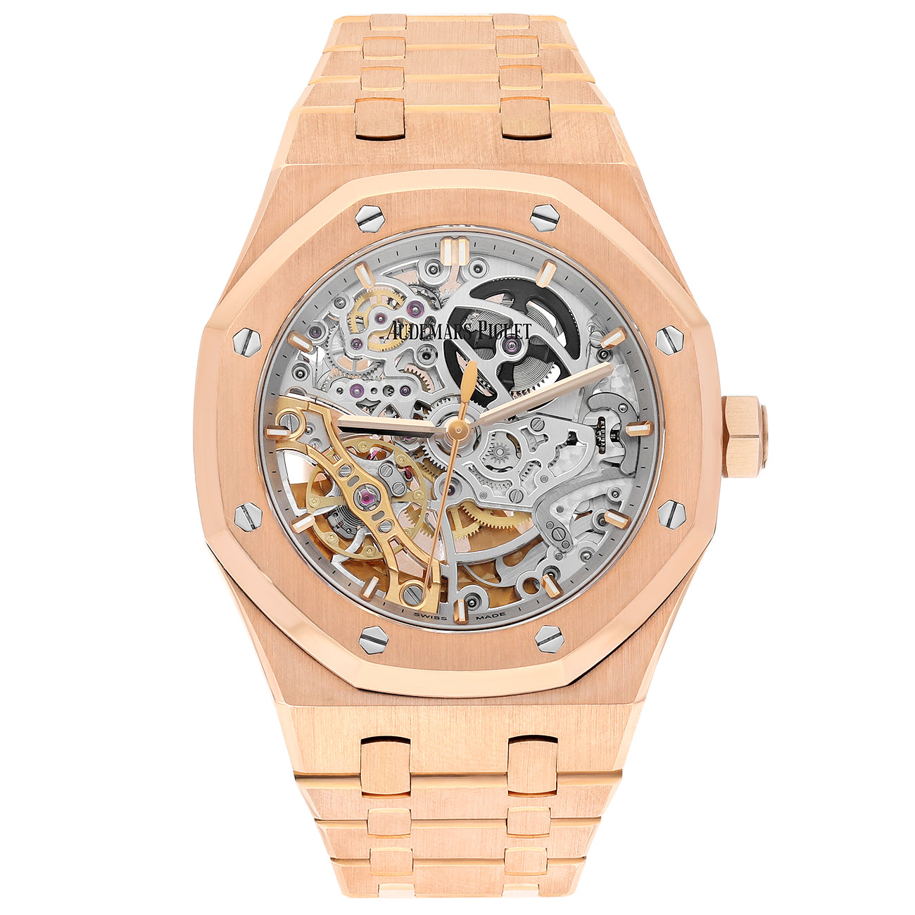 Audemars Piguet Royal Oak 37 mm 15467OR.OO.1256OR.01 Rose Gold Skeleton