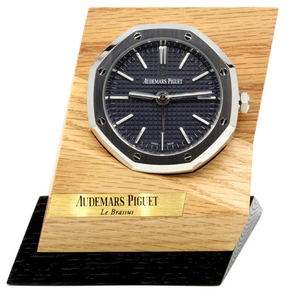Audemars Piguet Royal Oak Alarm Desk Clock 40 mm AP Royal Oak Desk Clock Steel Black