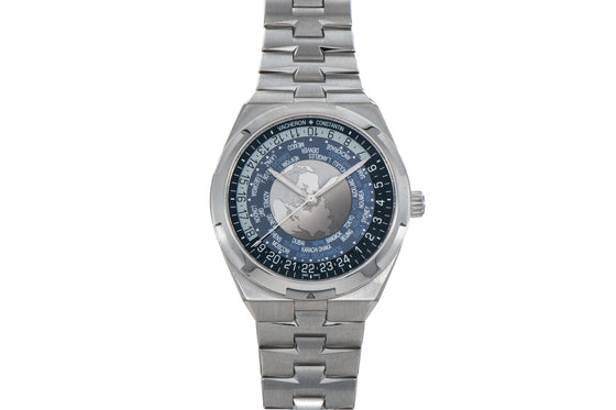 Vacheron Constantin Overseas World Time Stainless Steel 43.5mm Blue Dial Stainless Steel Bracelet 7700V/110A-B172 - BRAND NEW
