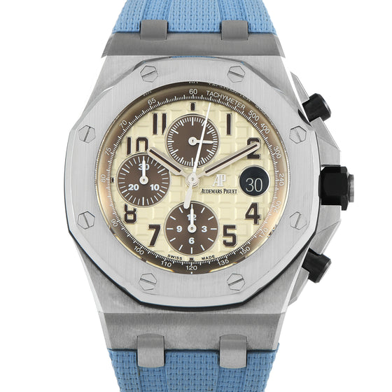 Audemars Piguet Offshore Selfwinding Chronograph 42 mm 26470ST.OO.A801CR.01-1 Steel Ivory / Cream