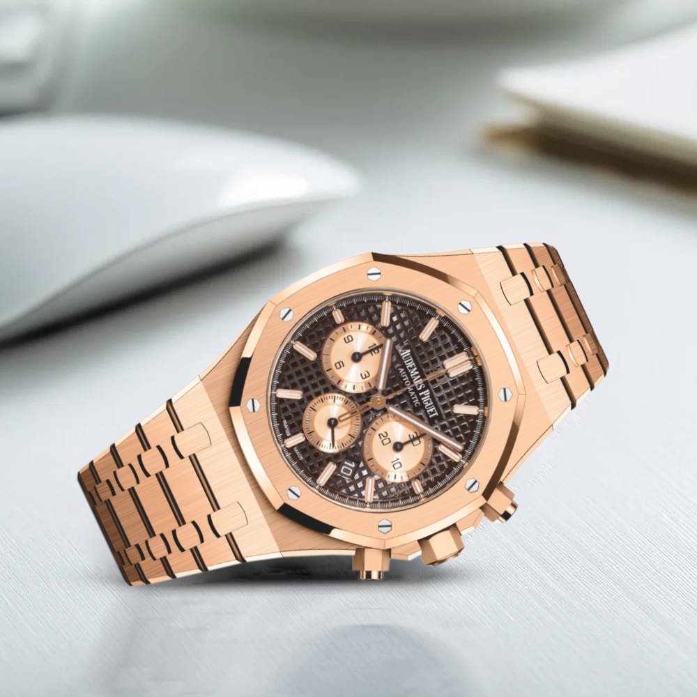 Audemars Piguet Royal Oak Chronograph 41 mm 26331OR.OO.1220OR.02-1 Rose Gold Brown