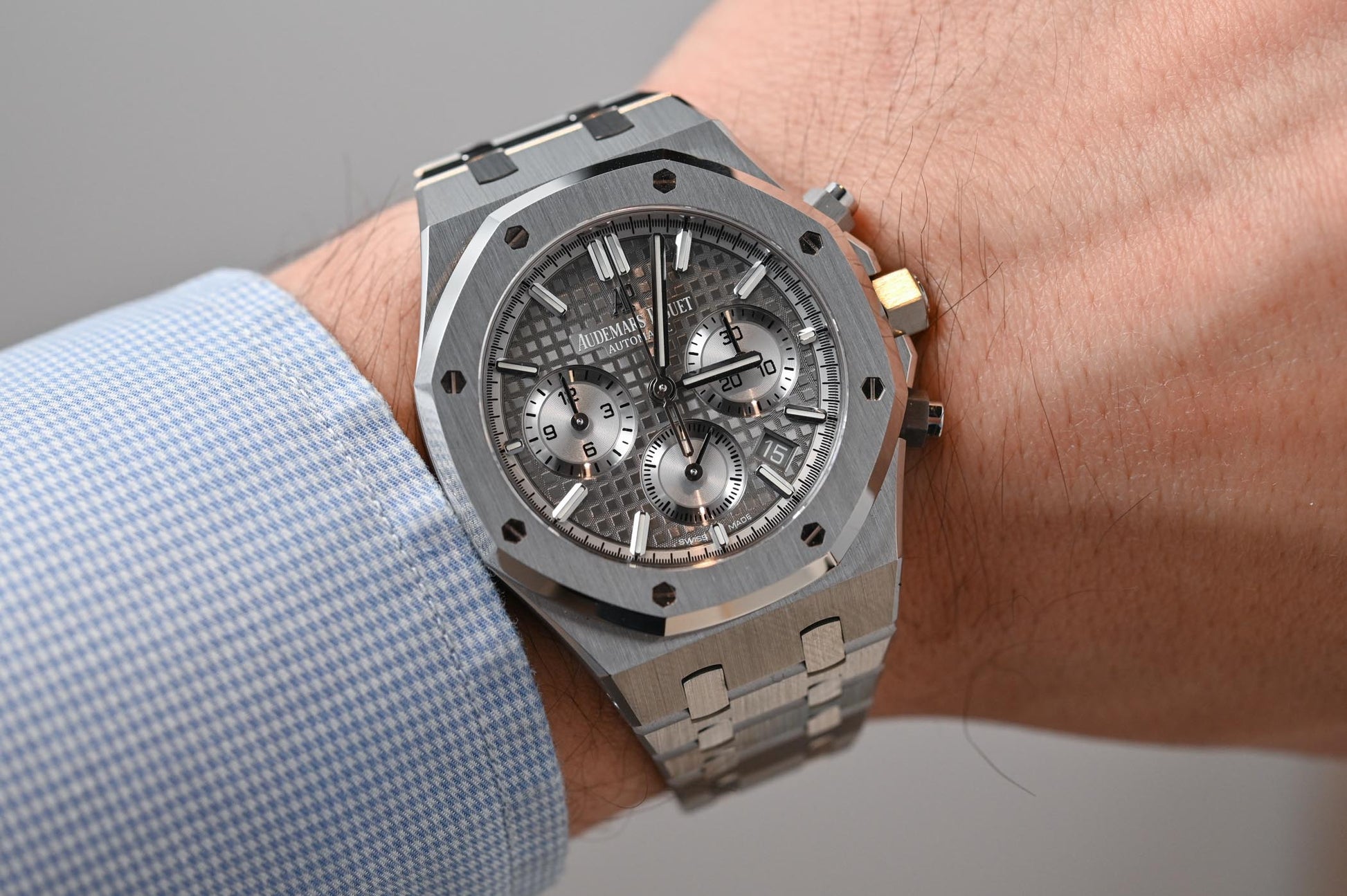 Audemars Piguet Royal Oak Selfwinding Chronograph 38 mm 26315STR3 Steel Slate Grey