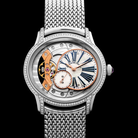 Audemars Piguet Millenary Hand-Wound 39.5 mm 77247BC.ZZ.1272BC.01 White Gold/Diamonds Analog