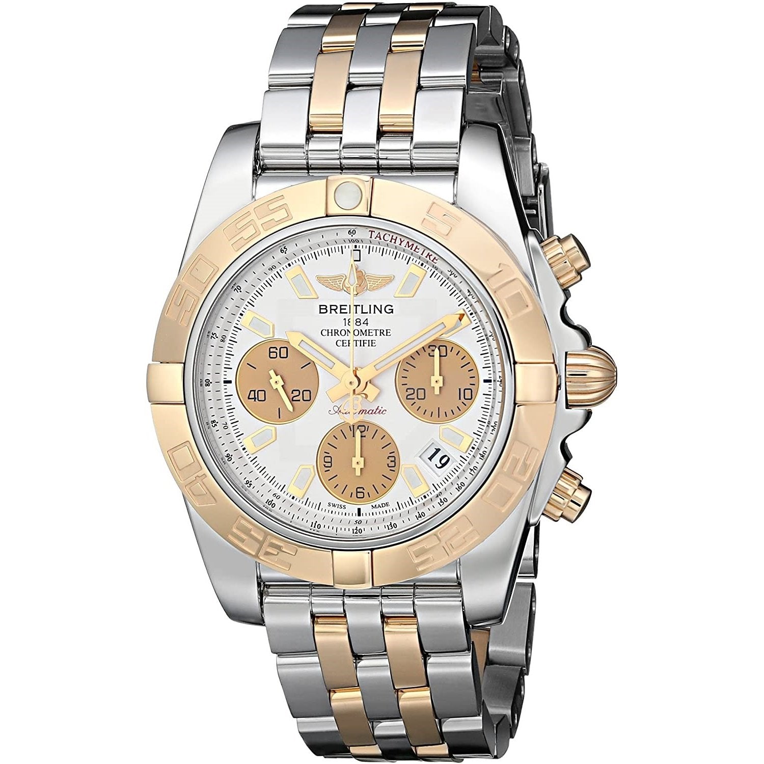 BREITLING CB014012|G713|378C CHRONOMAT 41MM 18K ROSE GOLD STAINLESS STEEL BRAND NEW