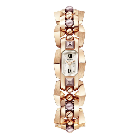 Cartier Clash [Un]limited Rose Gold Silver Dial Quartz WGMB0003