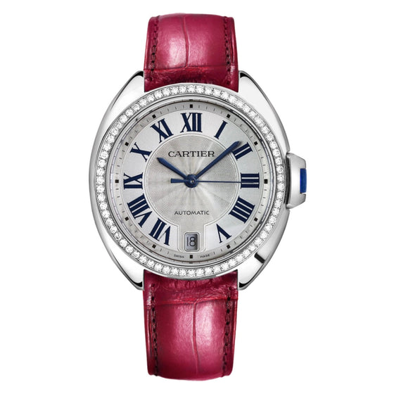 CARTIER WJCL0014 CLE DE CARTIER 35mm 18K WHITE GOLD BRAND NEW