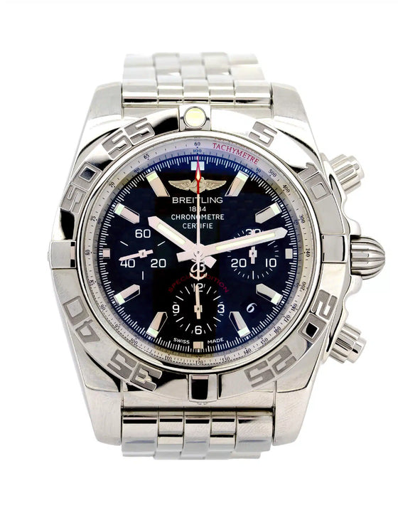 BREITLING AB011012|F546|375A CHRONOMAT 44MM POLISHED STAINLESS STEEL BRAND NEW