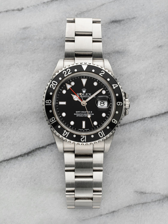 Rolex GMT-Master II 40 mm 16710FP1 Steel Black