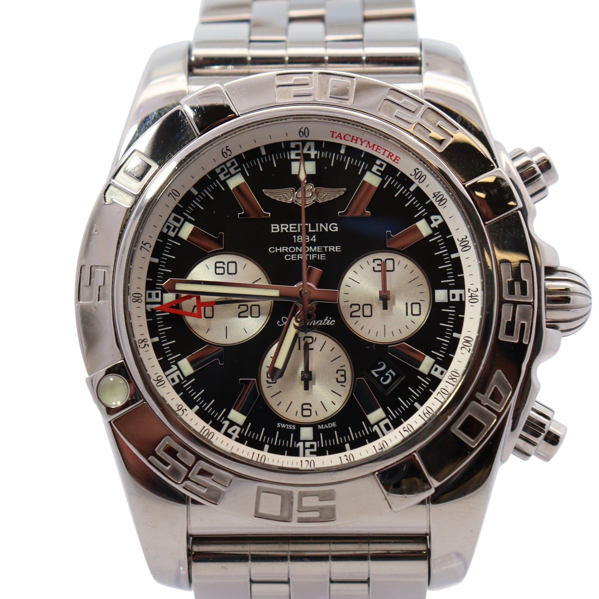 BREITLING AB041012|BA69|383A CHRONOMAT GMT 47MM STAINLESS STEEL BRAND NEW