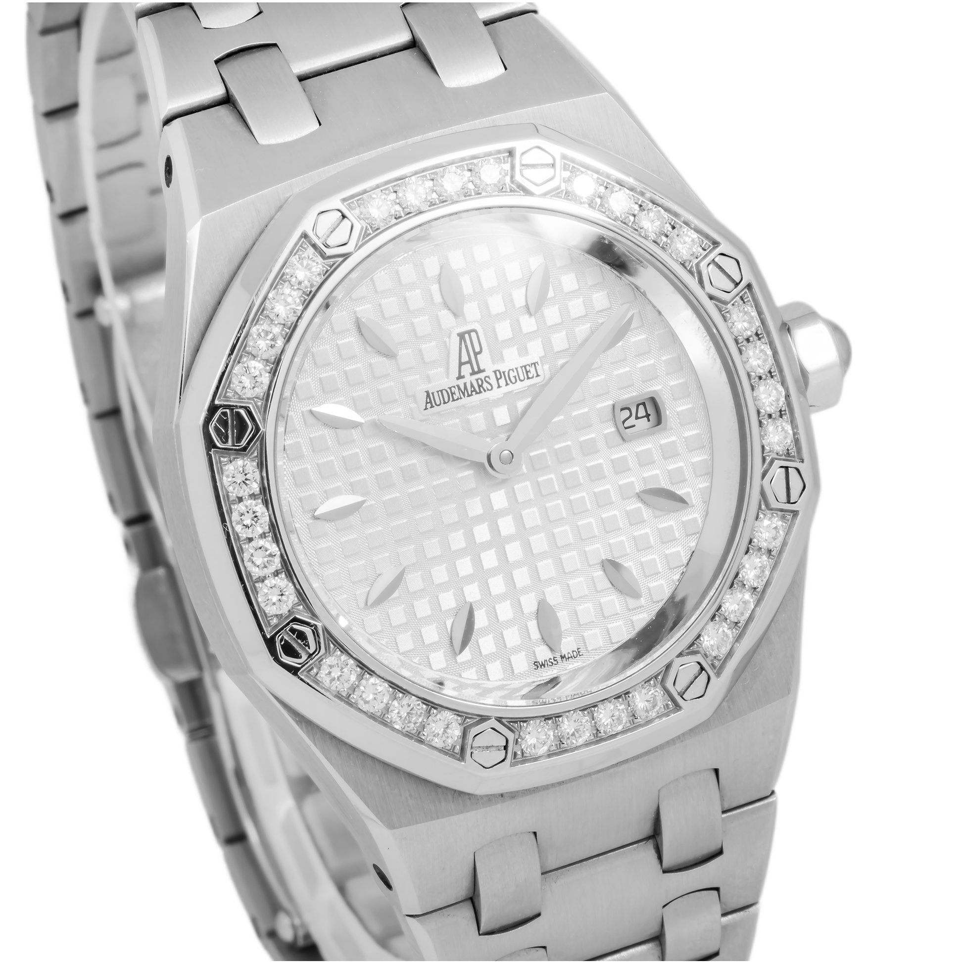 Audemars Piguet Royal Oak 33 mm 67651ST.ZZ.1261ST.01 Steel/Diamonds Silver