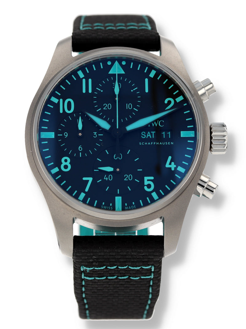 IWC Pilot’s Watch Chronograph Edition Titanium “Mercedes-AMG PETRONAS Formula One™ Team” 41mm Black Dial IW388108 - BRAND NEW