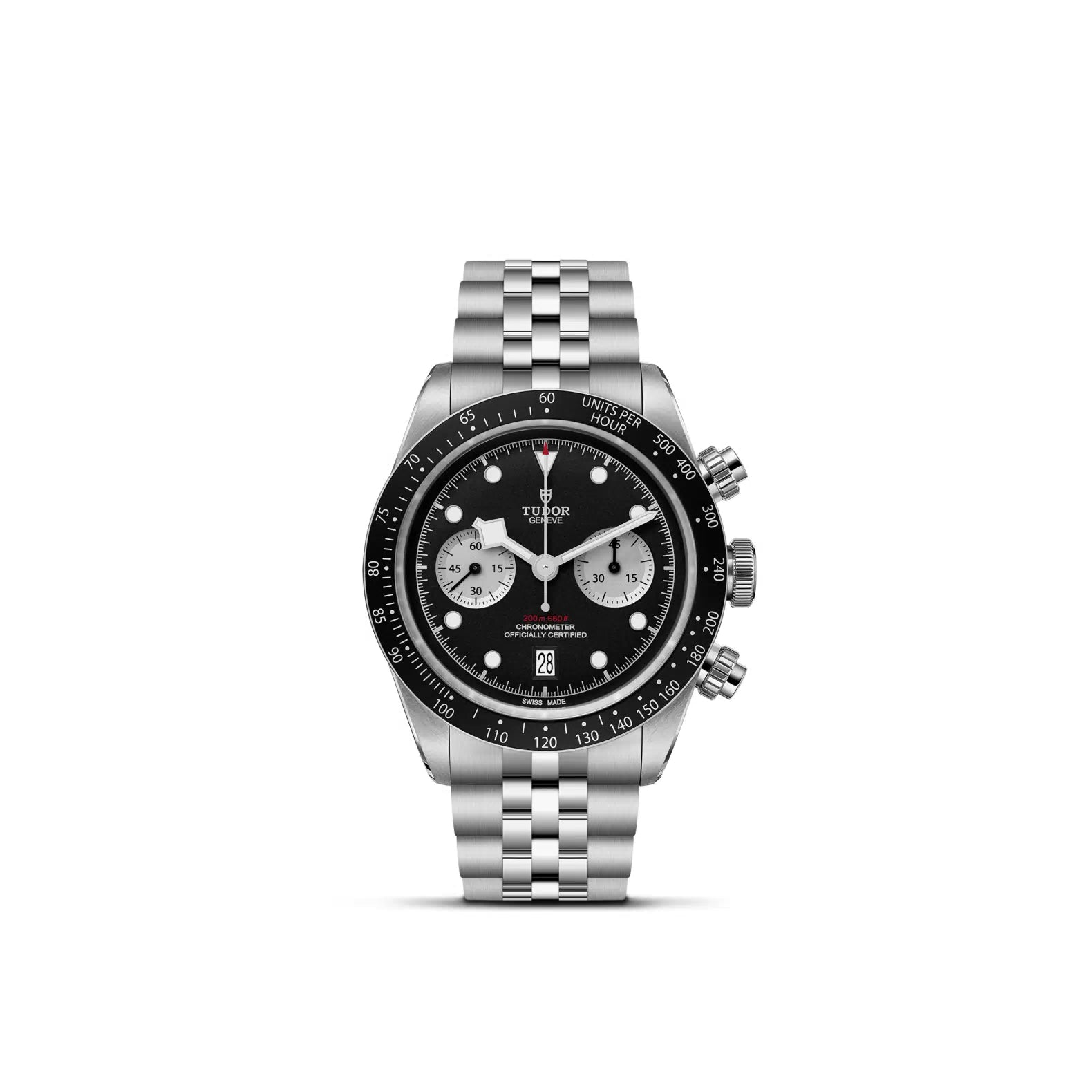 Tudor Black Bay Chrono Stainless Steel Silver Dial 41mm Bracelet M79360N-0002
