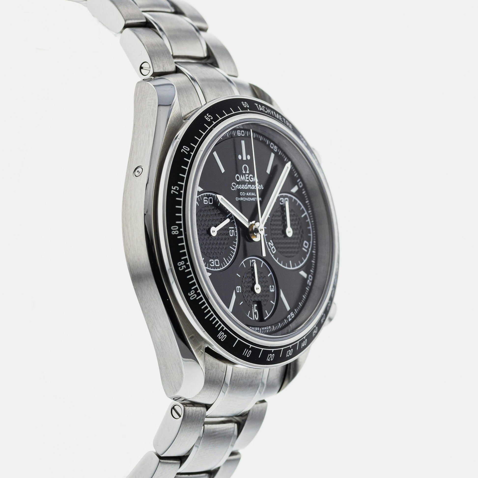 Omega Speedmaster 326.30.40.50.06.001 Racing Co-Axial Grey Stainless Steel Chronograph 40mm BRAND NEW