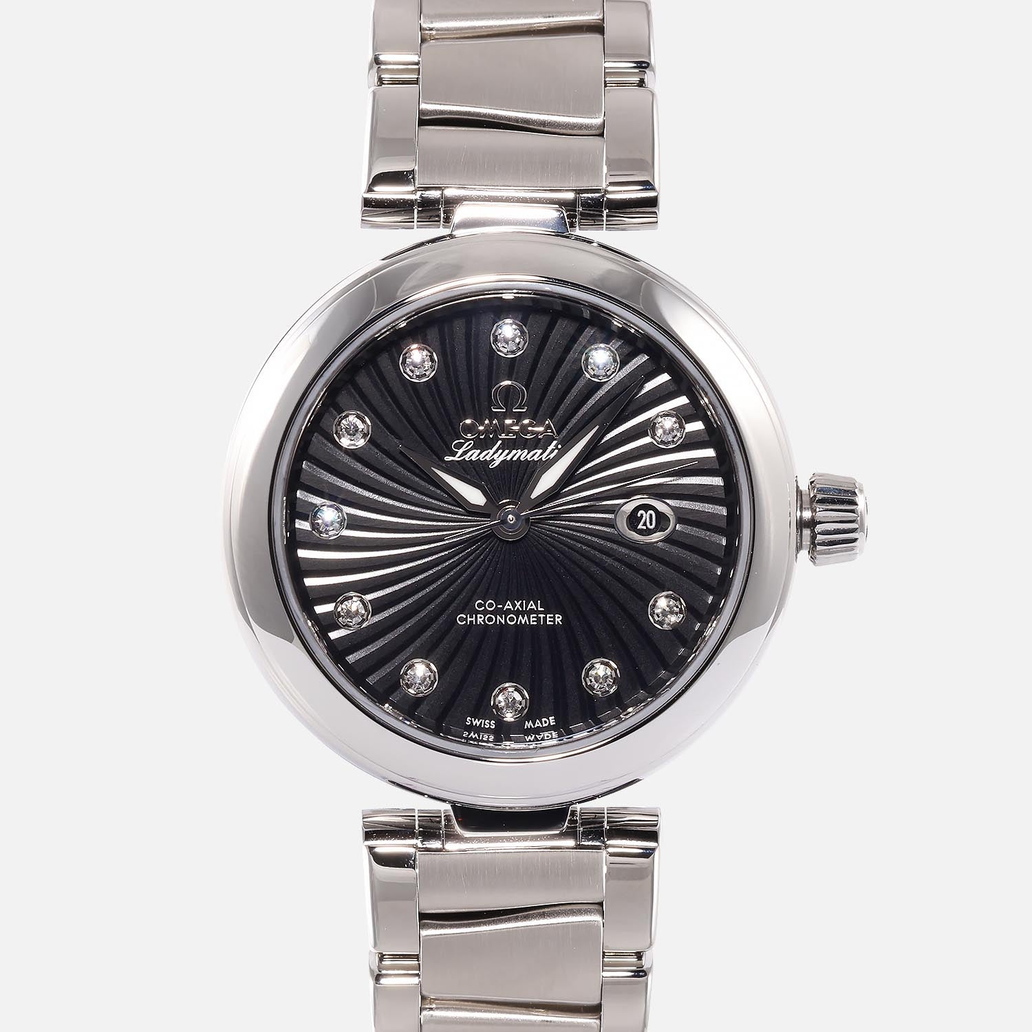 OMEGA 425.30.34.20.60.001 Ladymatic 34 mm Steel BRAND NEW