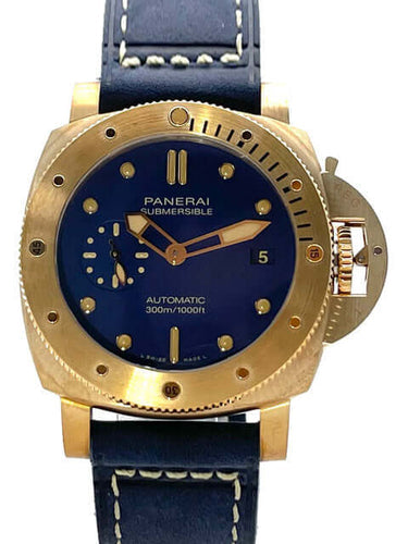 Panerai Submersible Bronzo Blu Abisso Bronze 42mm Blue Dial PAM01074 - BRAND NEW