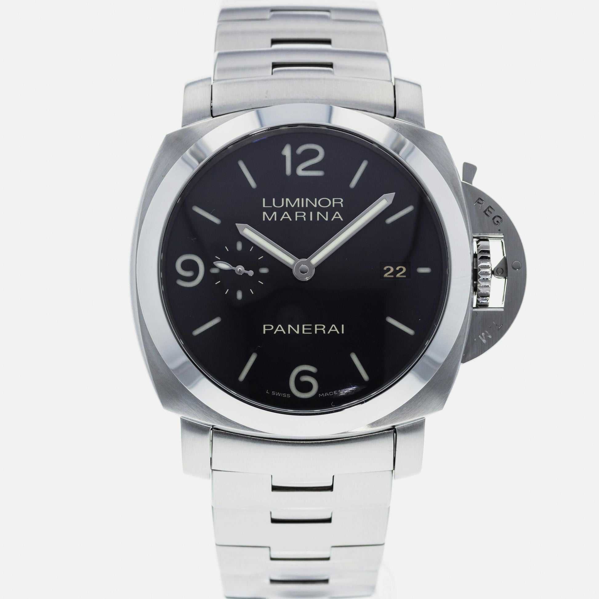 Panerai PAM 328 Luminor 1950 44mm Polished Steel - BRAND NEW