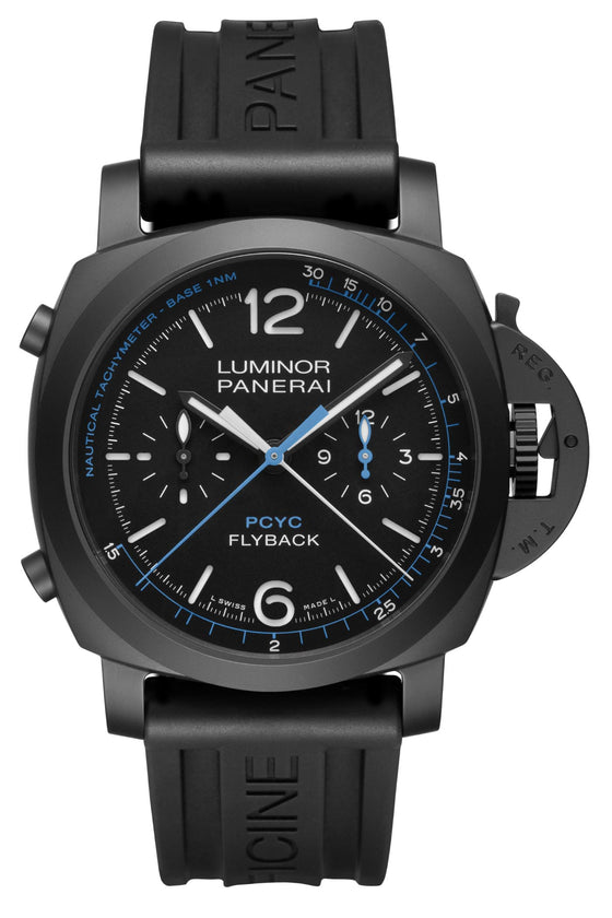 Panerai Luminor Yachts Challenge Black Ceramic 44mm Black Dial Rubber Strap PAM00788 - BRAND NEW