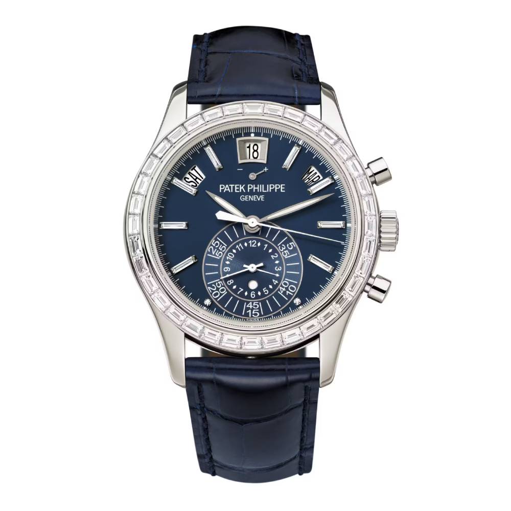 Patek Philippe Complications 40 mm 5960P Platinumtech Blue