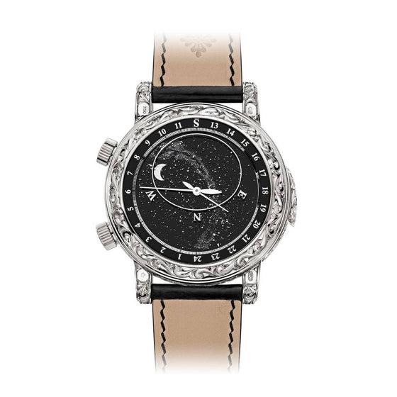 Patek Philippe Grand Complications 44 mm 6002G-010 White Gold Black