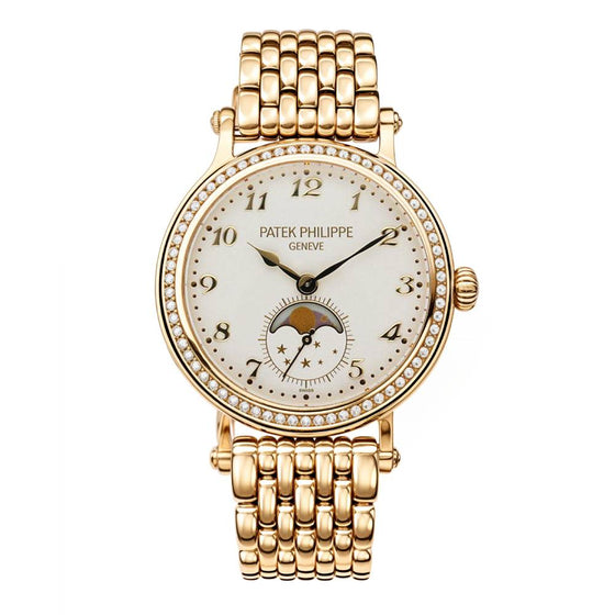 Patek Philippe Complications 33 mm 7121/1J-001 bnib Yellow Gold/Diamonds Silver