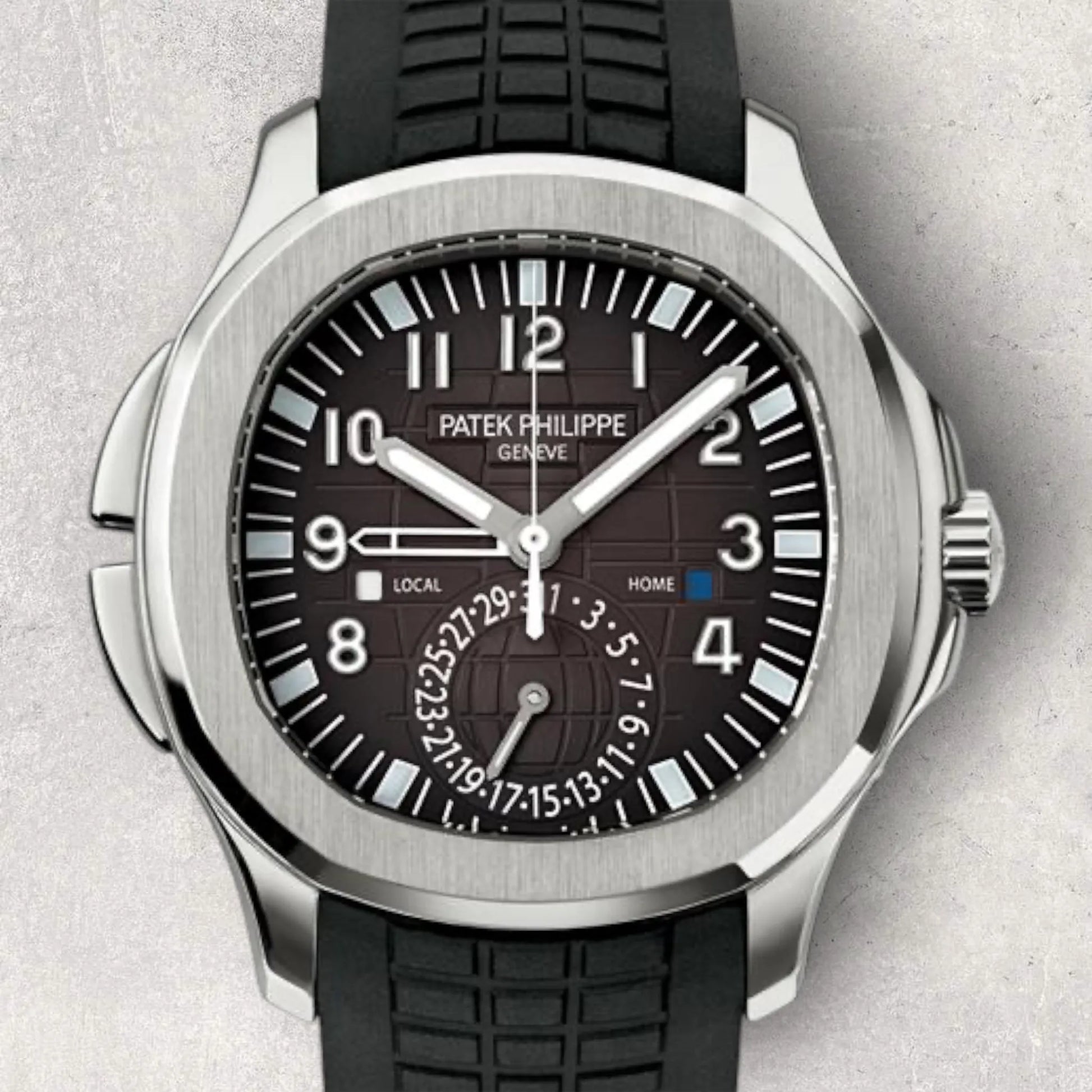 Patek Philippe Aquanaut 5164A-001 Travel Time Dual Time Steel