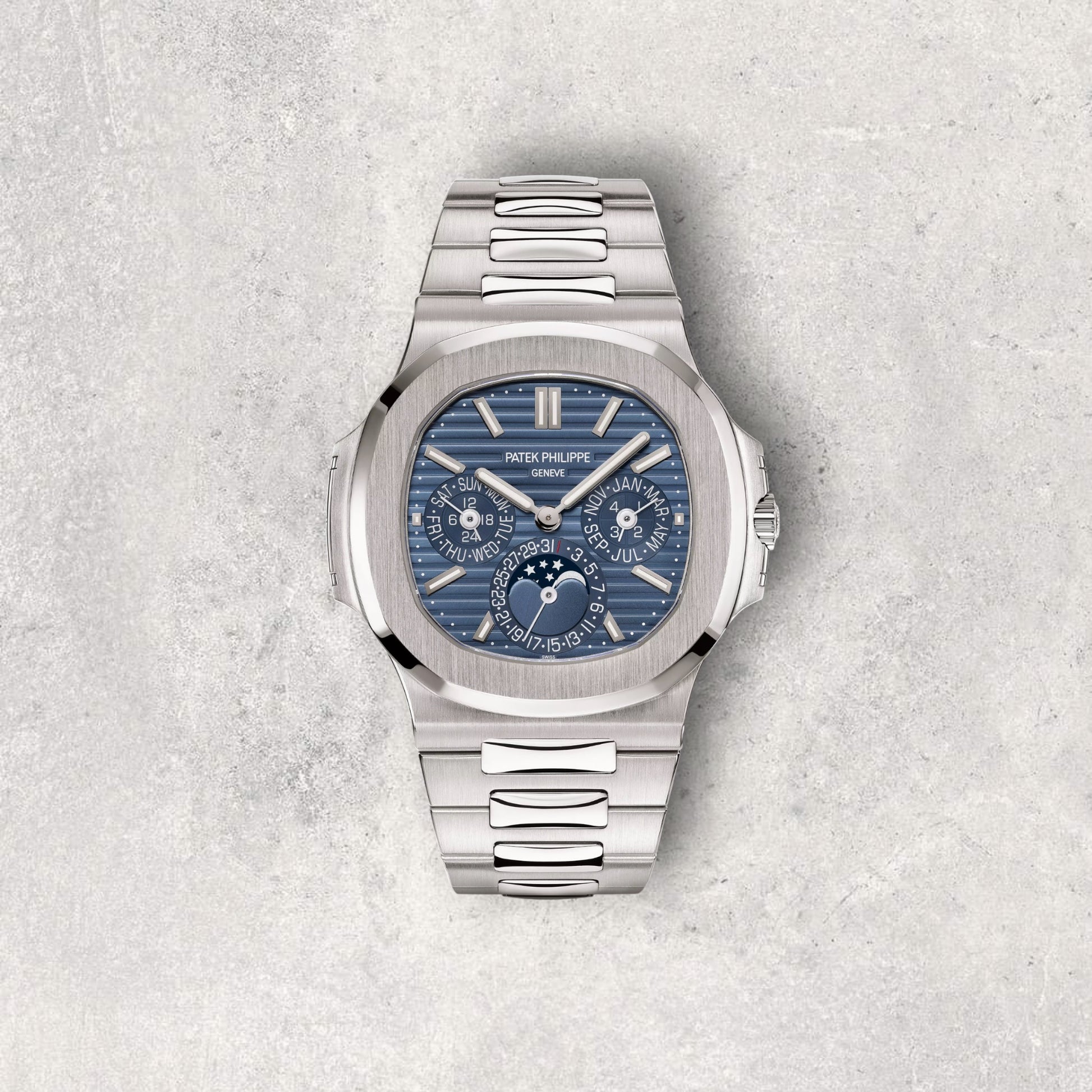 Patek Philippe Nautilus 5740/1G-001 Perpetual Calendar White Gold