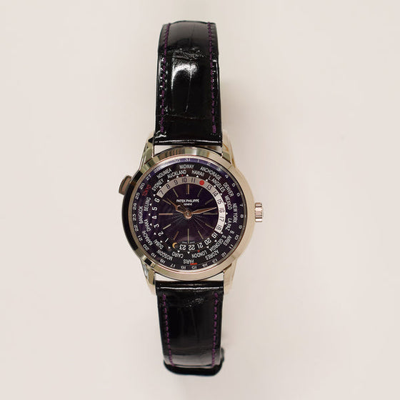 Patek Philippe World Time Date 5330G-010 Tokyo Edition Purple Dial White Gold