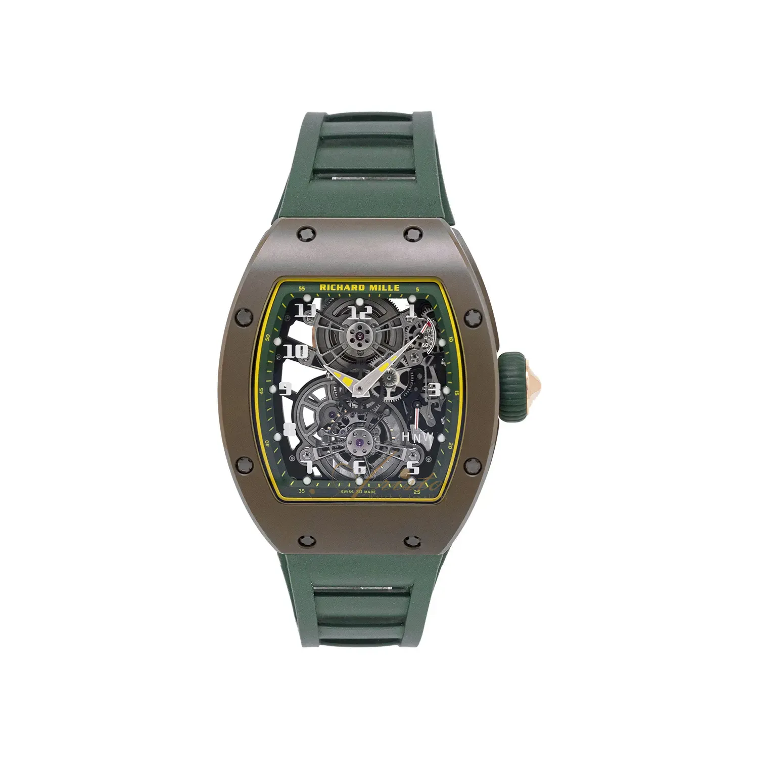 Richard Mille Manual Winding Tourbillon Brown Cermet Ceramic/Titanium RM 17-01 - BRAND NEW