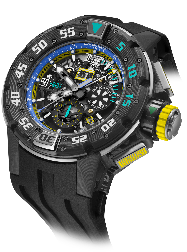 Richard Mille Automatic Flyback Chronograph Ultimate Edition Titanium/Carbon TPT RM 032